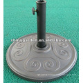 Concrete round umbrella base